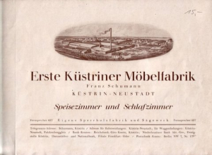 Erste Küstriner Möbelfabrik Franz Schumann