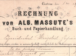 Albert Massute's Buchhandlung
