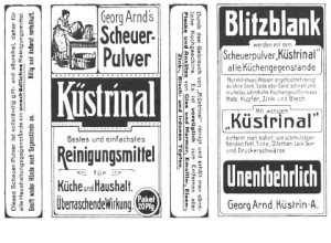 Warenzeichen und Marken von Küstriner Unternehmen