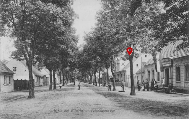 Historisches Foto Friedenstraße 34