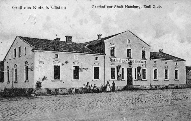 Historisches Foto von Kietz bei Küstrin, Chausseestraße 4