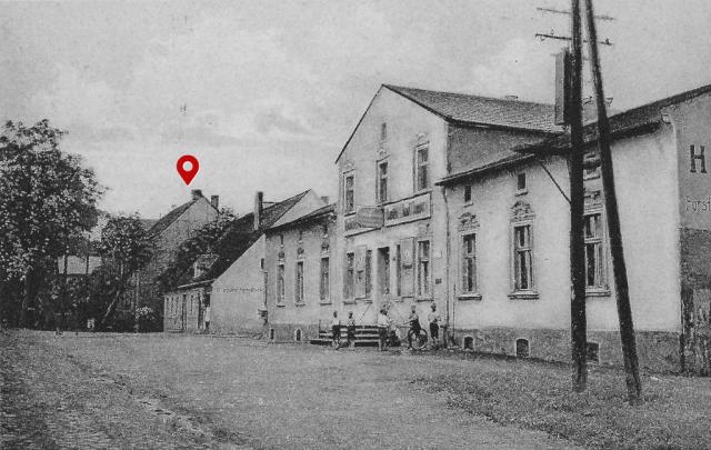 Historisches Foto von Kietz bei Küstrin, Chausseestraße 62a