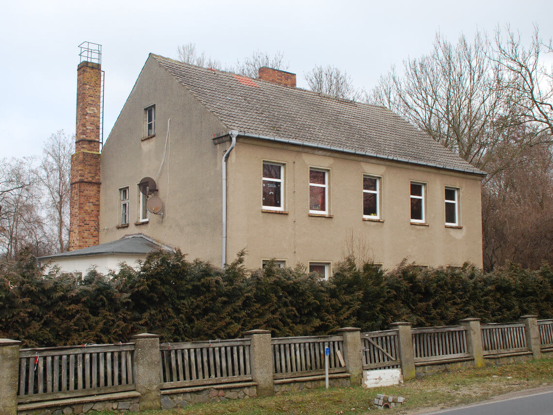 Die ehemalige Bahnmeisterei - Historische Gebäude an der Karl-Marx-Straße Küstrin-Kietz