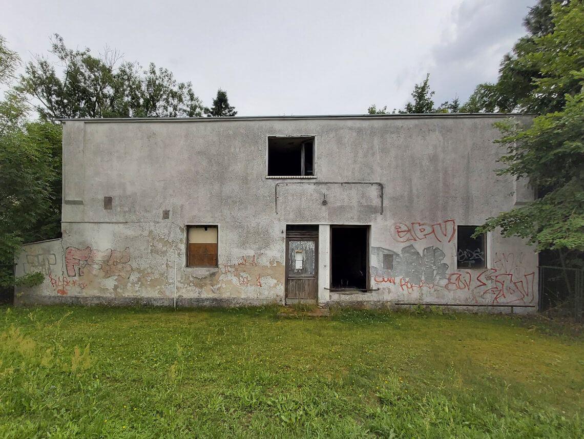 Die ehemalige Fleischerei - Historische Gebäude an der Karl-Marx-Straße Küstrin-Kietz