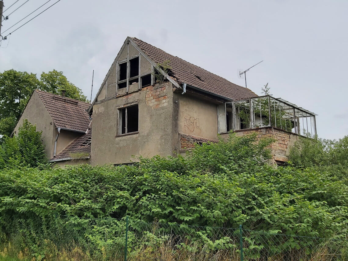 Die Villa Koch - Historische Gebäude an der Karl-Marx-Straße Küstrin-Kietz