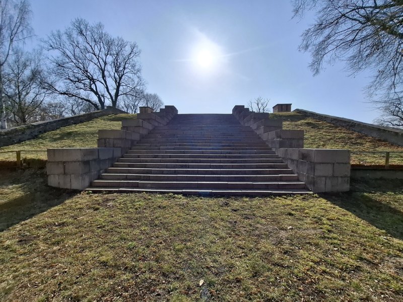 Aktuelle Fotos der Stadt Küstrin / Kostrzyn Ehemalige Altstadt & Festung - Treppe am Berliner Tor 2026 *9
