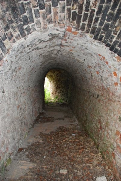 Aktuelle Fotos der Stadt Küstrin / Kostrzyn - Altstadt Ehemalige Altstadt & Festung - Nahaufnahme des 1. Eingangs der Bastion König ***