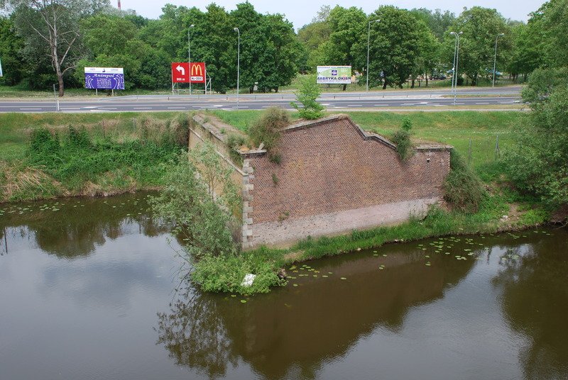 Aktuelle Fotos der Stadt Küstrin / Kostrzyn Ehemalige Altstadt & Festung - Übriggebliebener Teil des Ravelins Albrecht ***