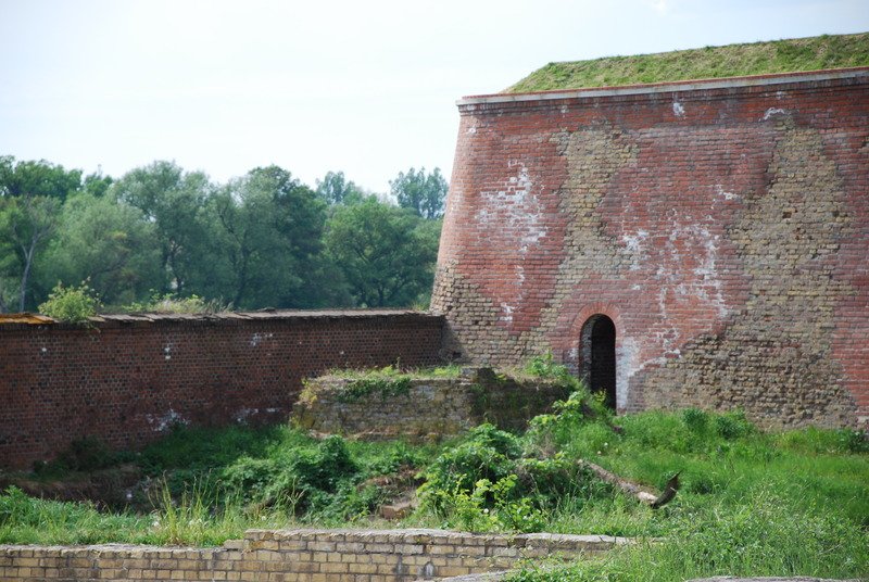 Aktuelle Fotos der Stadt Küstrin / Kostrzyn Ehemalige Altstadt & Festung - Nahaufnahme der Bastion ***
