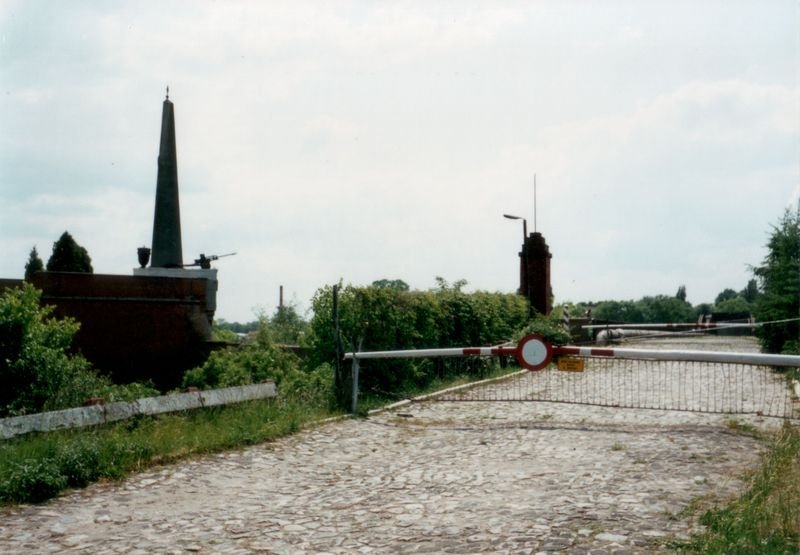 Aktuelle Fotos der Stadt Küstrin / Kostrzyn Ehemalige Altstadt & Festung - An der Oderbrücke vor der Grenzöffnung