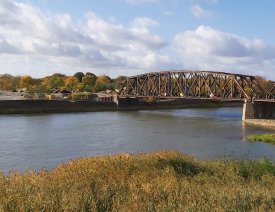 2021: Abriss der Eisenbahnbrücken über die Oder