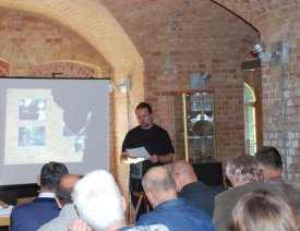 Tagung der Regionalforscher: Vortrag von Andy Steinhauf - bei den Küstriner Festungstagen am 11.9.2011 im  Berliner Tor. Thema: Projektvorstellung 