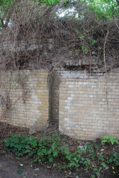 Aktuelle Fotos der Stadt Küstrin / Kostrzyn Gorin und Warthezufluss - Hier wurde das Tor bei Bedarf mit Bohlen verschlossen