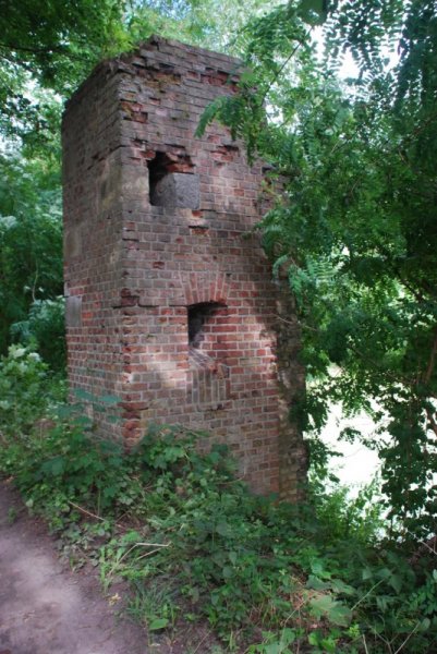 Aktuelle Fotos der Stadt Küstrin / Kostrzyn Gorin und Warthezufluss - Pfeiler (andere Perspektive)