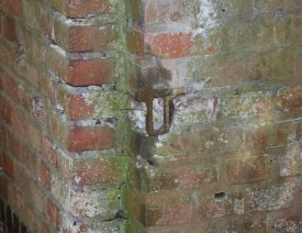 Detailaufnahme des Schlossrestes