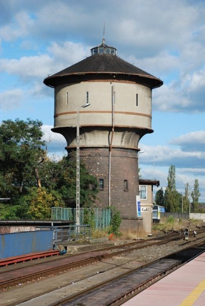 Aktuelle Fotos der Stadt Küstrin / Kostrzyn - Die ehemalige Neustadt Neustadt / Kostrzyn - Der kleine Wasserturm am Bahnhof