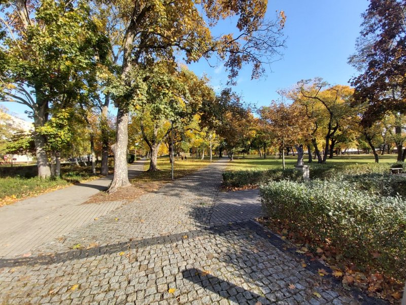 Aktuelle Fotos der Stadt Küstrin / Kostrzyn Neustadt / Kostrzyn - Parkanlage anstelle der Wohnbebauung an der Zorndorfer Straße