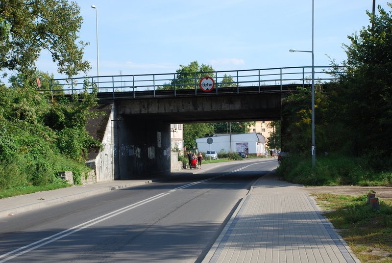 Aktuelle Fotos der Stadt Küstrin / Kostrzyn Neustadt / Kostrzyn - Eisenbahnunterführung ehem. Plantagenstraße