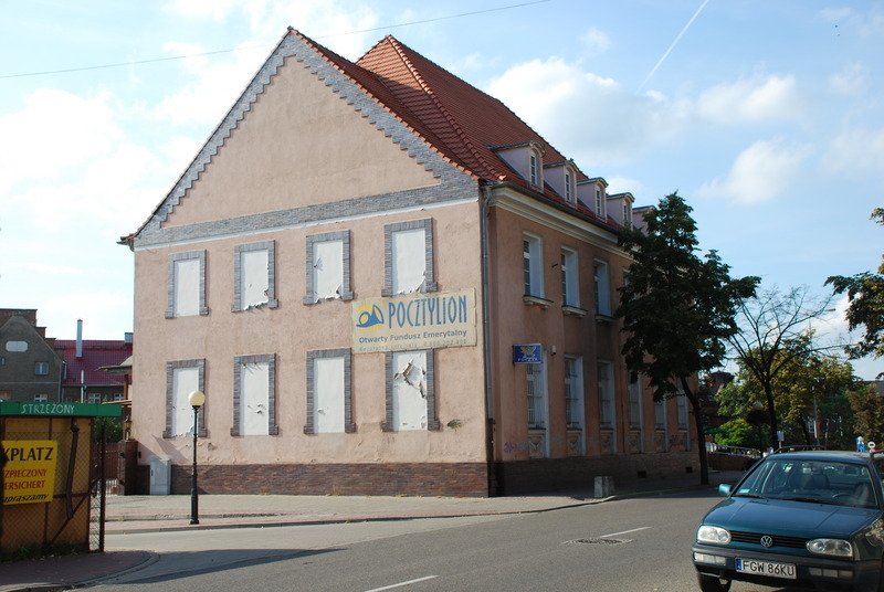 Aktuelle Fotos der Stadt Küstrin / Kostrzyn - Die ehemalige Neustadt Neustadt / Kostrzyn - Ehem. Reichsbank-Nebenstelle in der Schützenstraße