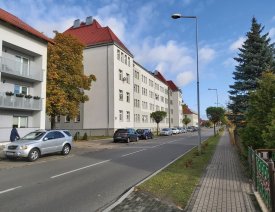 Die sanierte Pionierkaserne an der Warnicker Straße