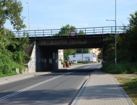 Eisenbahnunterführung ehem. Plantagenstraße - Vor 1945: Foto