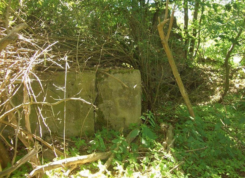 Aktuelle Fotos der Stadt Küstrin / Kostrzyn Oderinsel / Artilleriekaserne - Unbekannte Ruine an der Oderablage *3