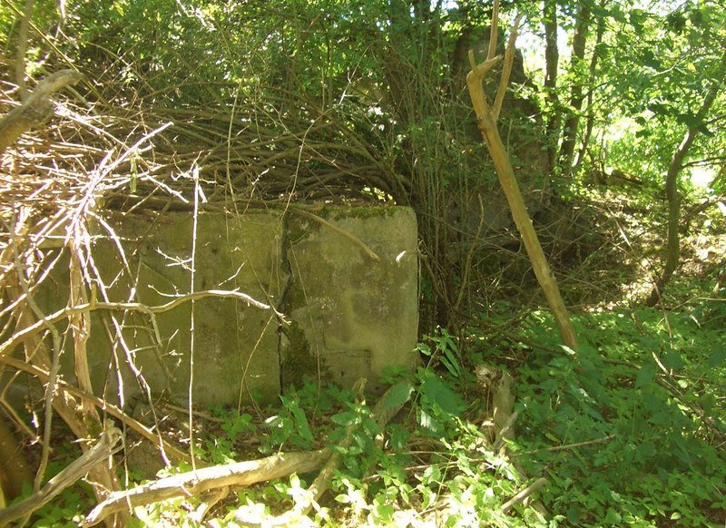 Aktuelle Fotos der Stadt Küstrin / Kostrzyn Oderinsel / Artilleriekaserne - Unbekannte Ruine an der Oderablage *3