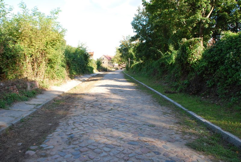 Aktuelle Fotos der Stadt Küstrin / Kostrzyn - Altstadt Ehemalige Altstadt & Festung - Blick in die Schulstraße Richtung Süden **