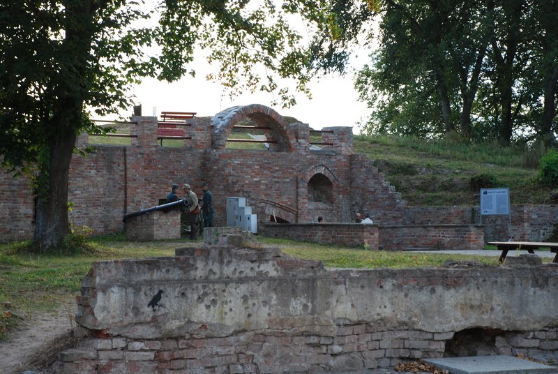Aktuelle Fotos der Stadt Küstrin / Kostrzyn Ehemalige Altstadt & Festung - Kietzer Straße, Eingang zu den Kasematten der Bastion Philipp **