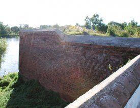 Auf dem Festungswall an der Bastion Brandenburg ** - Blick zurück auf die Bastion Brandenburg.