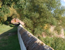 Auf dem Festungswall ** - Die Bastion Philipp ist bereits zu erkennen.