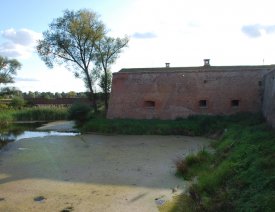 Blick von der Brücke am Kietzer Tor zur Bastion Philipp ** - Blick auf die Bastion Philipp von der Brücke am Kietzer Tor aus.