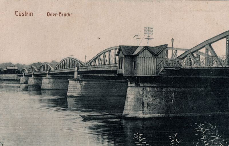 Historische Fotos von Küstrin Altstadt - Die Oderbrücke *8