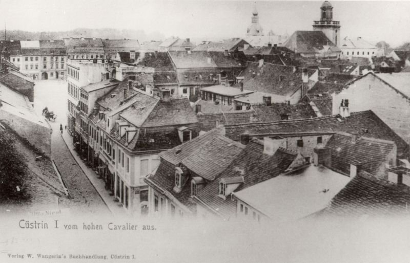 Historische Fotos von Küstrin Altstadt - Kurze Dammstraße mit Marktplatz *6