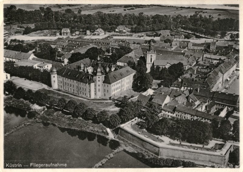 Historische Fotos von Küstrin SPEZIAL: Der Kattewall - Schloß und Bastion Brandenburg *1