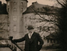 Auf der Bastion Brandenburg *1 - Im Hintergrund sieht man das Küstriner Schloss.