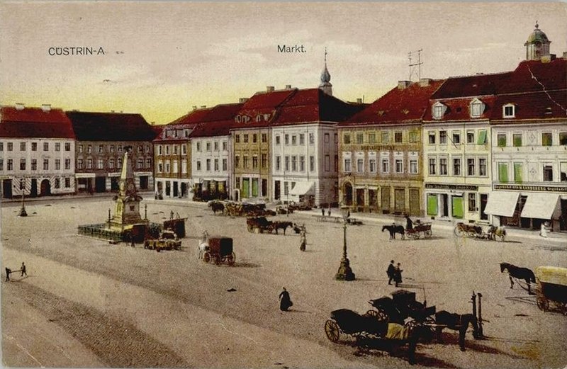 Historische Fotos von Küstrin Altstadt - Der Marktplatz *4