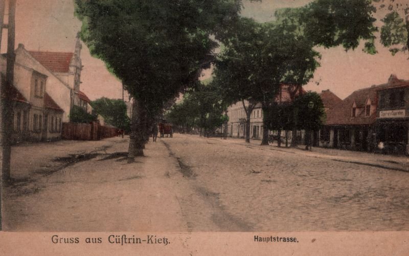 Historische Fotos von Küstrin Lange Vorstadt / Küstrin-Kietz - Hauptstraße *1