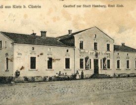 Gasthof zur Stadt Hamburg *2 - an der Chausseestraße Ecke Feldstraße, dort wo heute das 