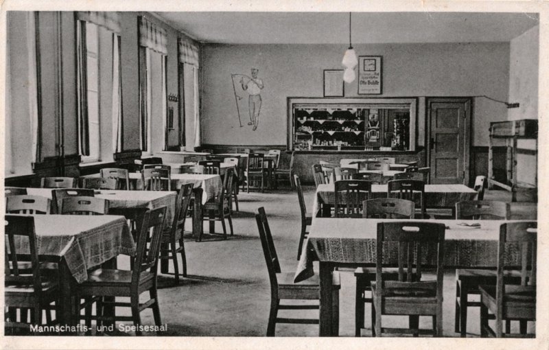 Historische Fotos von Küstrin Kaserne des Infanterie-Regiments 50 (Stülpnagelkaserne) - Mannschafts- und Speisesaal