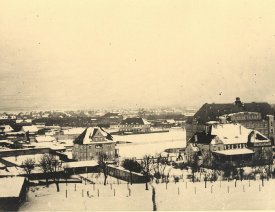 Blick auf das Offizierskasino - In der Seidelstraße, gegenüber der neuen Mädchenschule.