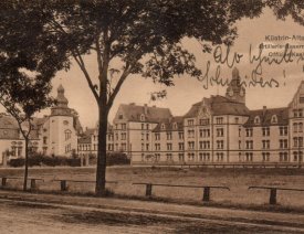 Die Artilleriekaserne, Blick von der Ostbahnstraße