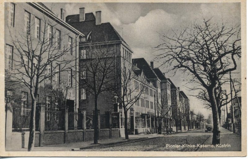 Historische Fotos von Küstrin Die Pionierkaserne - Warnicker Straße und Pionierkaserne *2