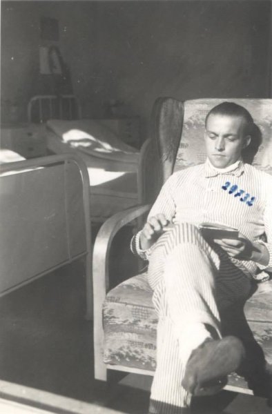 Historische Fotos von Küstrin Reservelazarett 101 im Stadtwald - Innenaufnahme Patientenzimmer