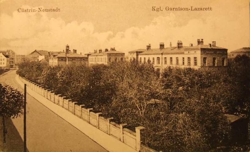 Historische Fotos von Küstrin Kasernen & Lazarette - Garnisonlazarett und Warnicker Straße  *4