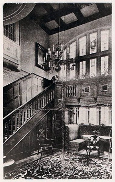 Historische Fotos von Küstrin Kurze Vorstadt / Neustadt - Villa Wagener Innen Diele 1 *13