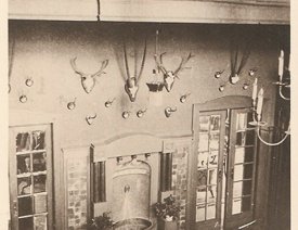 Villa Wagener Innenaufnahme der Diele *13 - Quelle: Sammlung Marion Mittenzwey&nbsp;