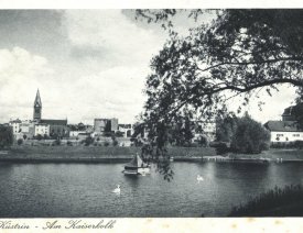 Der Kaiserkolk - Blick Richtung Friedenskirche und Plantagenstraße