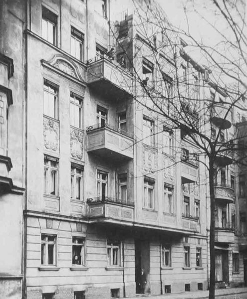 Historische Fotos von Küstrin Rund um den Moltkeplatz - Detailaufnahme Moltkeplatz 14 *3