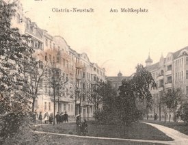 Rückblick zur Spitze des Moltkeplatzes *1 - Rückblick zur Spitze des Moltkeplatzes an der Markgrafenstraße.